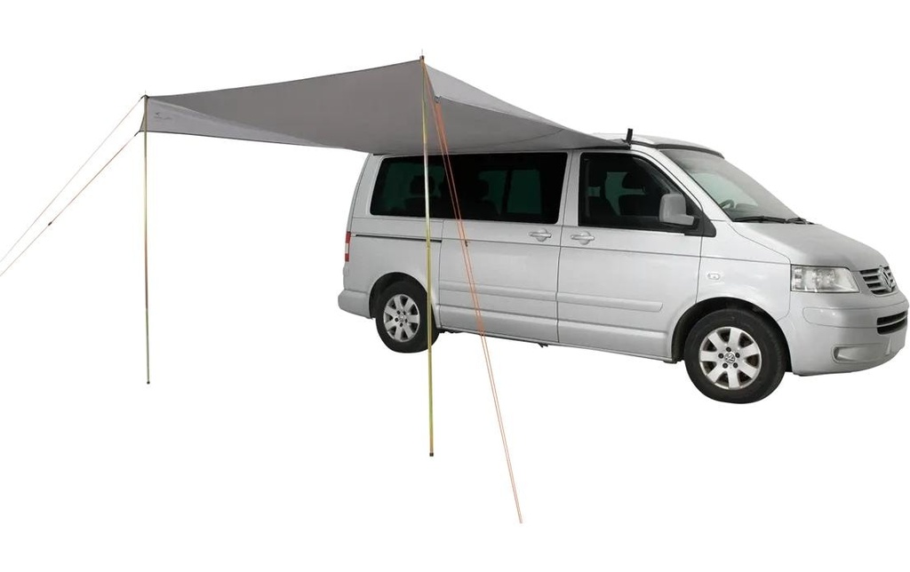 Easy Camp Voile d'ombrage pour véhicule Voss Canopy Gris 3000 mm