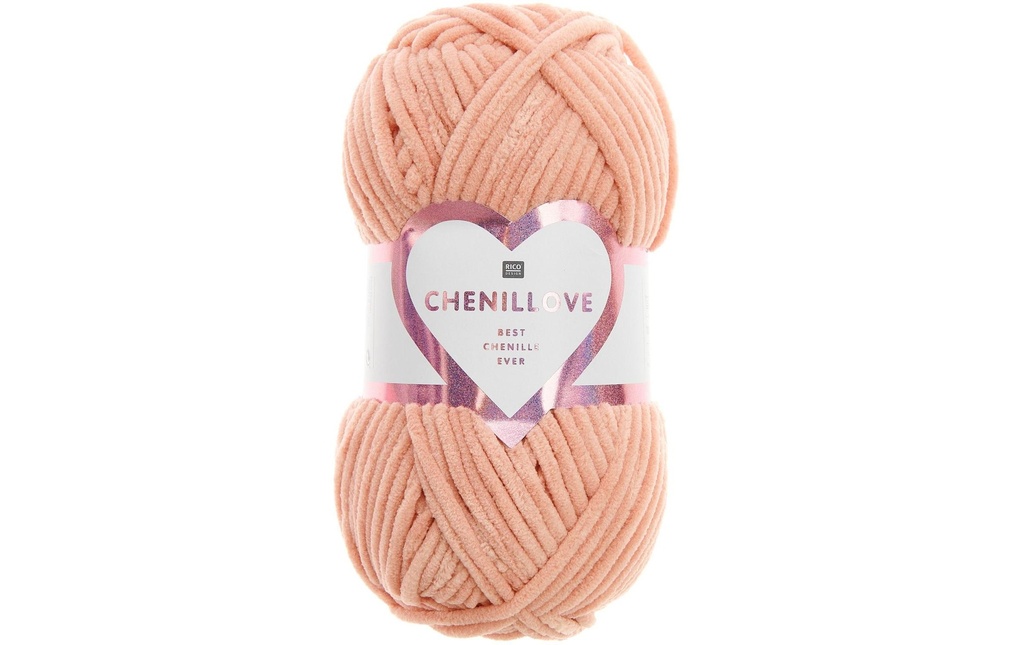 Rico Design Laine Chenillove 100 g, Saumon