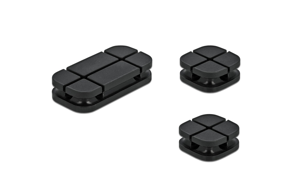 Delock Porte-câble Jeu combiné de porte-câbles 3 Pièce/s