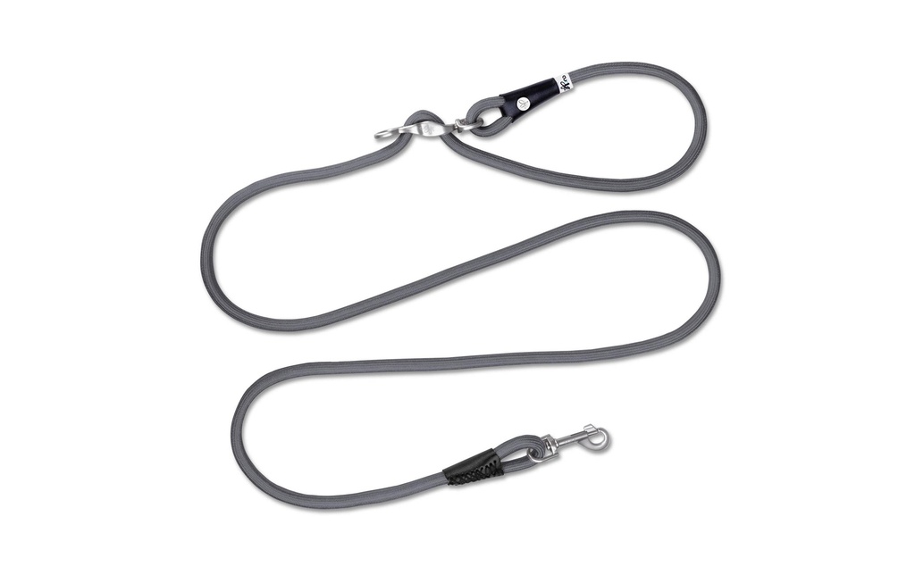 curli Laisse de chien Vario Comfort S Dark-Grey