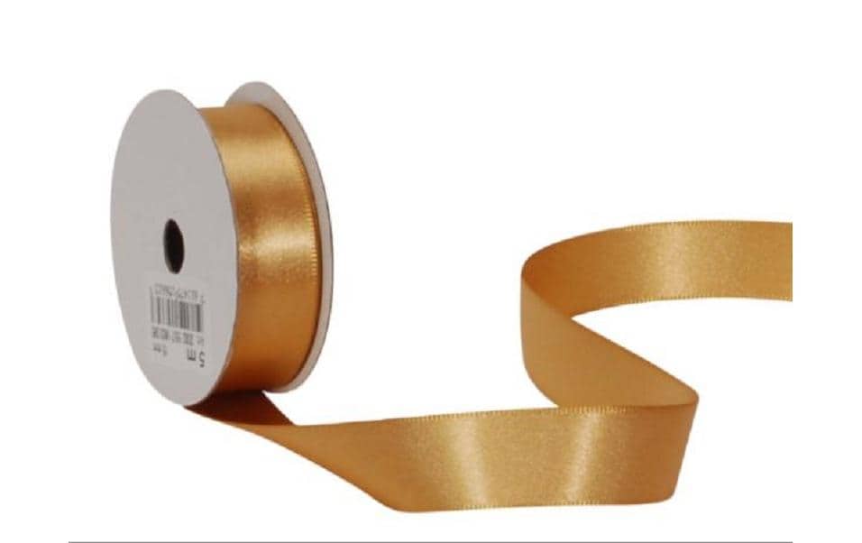 Spyk Ruban de satin 16 mm x 5 m, Doré