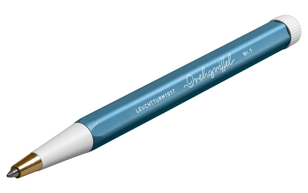 Leuchtturm Stylo à encre gel Poignée tournante 0.5 mm, Stone Blue