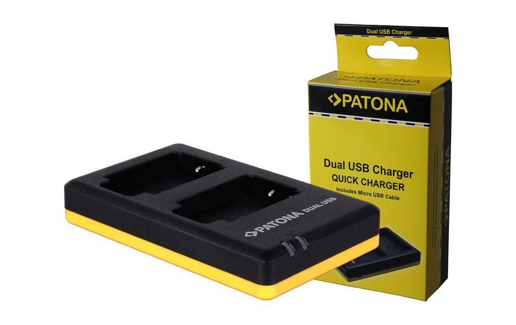 Patona Chargeur Dual LI90B