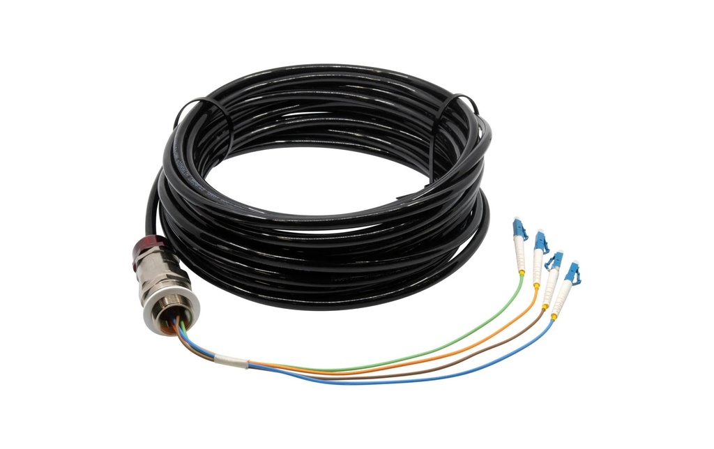 Axis Câble de raccordement TX1204 Cable Kit SM 10 m Noir 1 Pièce/s