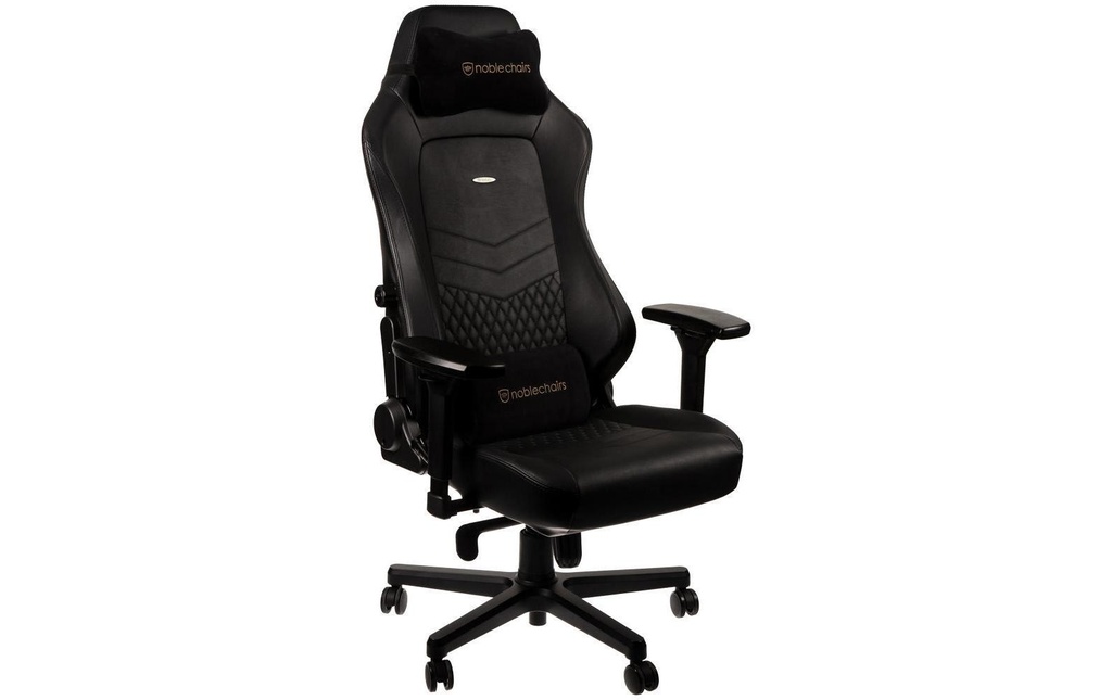 noblechairs Chaise de gaming HERO Cuir véritable Noir