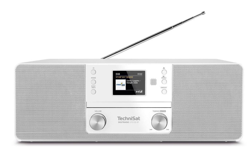 Technisat Radio DAB+ DigitRadio 370 CD BT Blanc