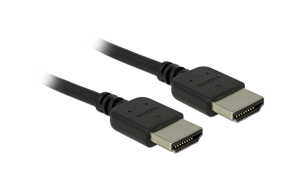 Delock Câble très flexible, 4K 60Hz HDMI - HDMI, 1.5 m, Noir