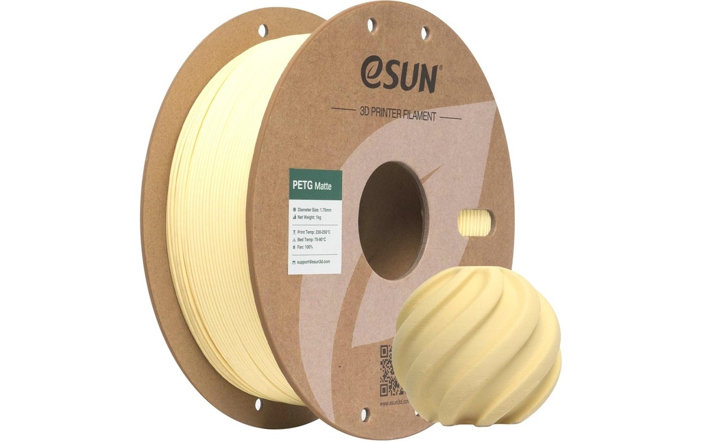 eSun Filament PETG-Matte Almond 1.75 mm 1 kg