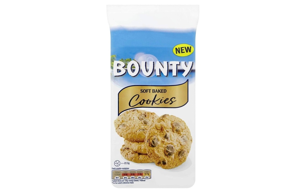 Mars UK Petits gâteaux Bounty Biscuits 180 g