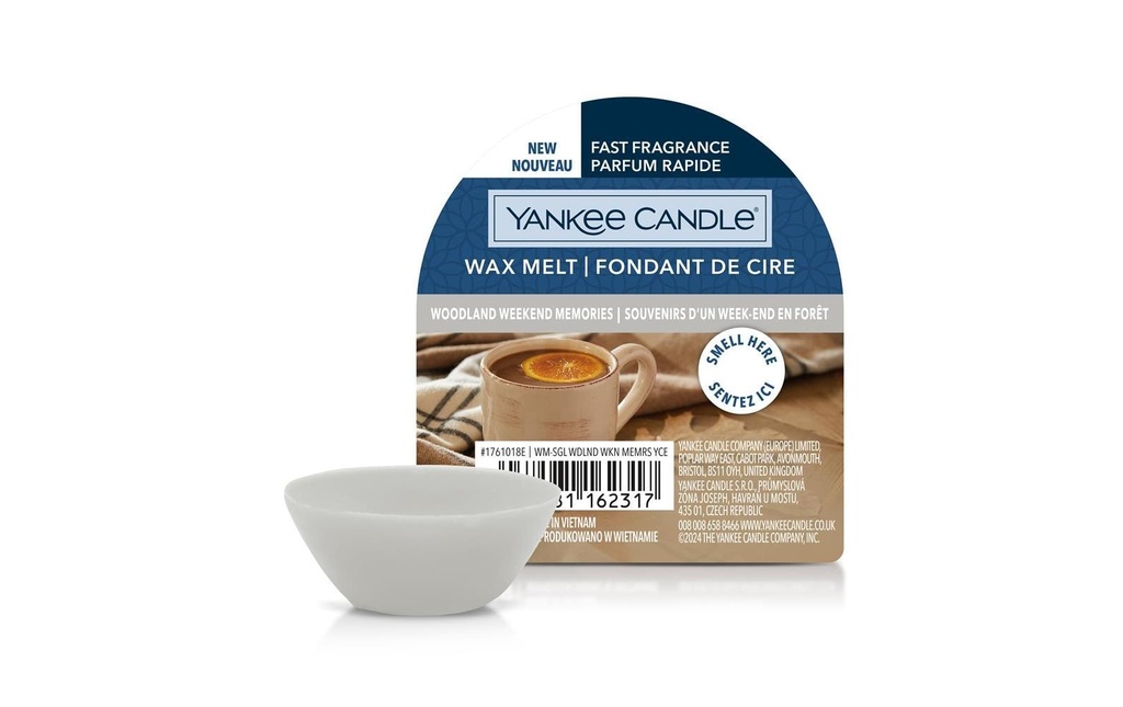 Yankee Candle Signature Plaquettes de cire parfumées Woodland Weekend Memories