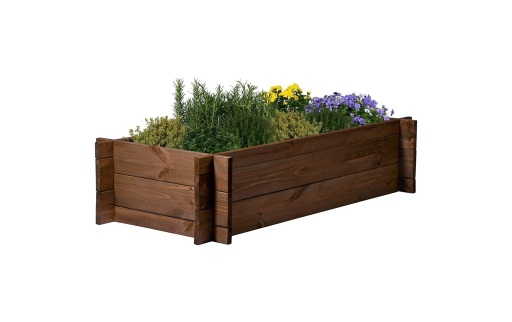 dobar Jardinière surélevée Steck bois massif