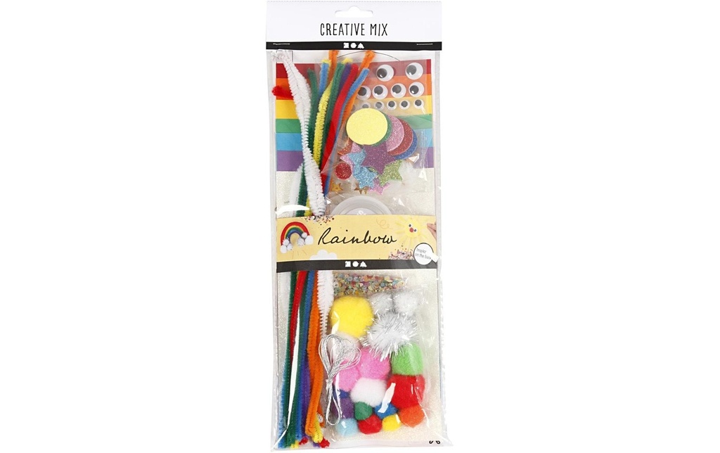 Creativ Company Kits de bricolage Mélange Arc-en-ciel 10 pièces