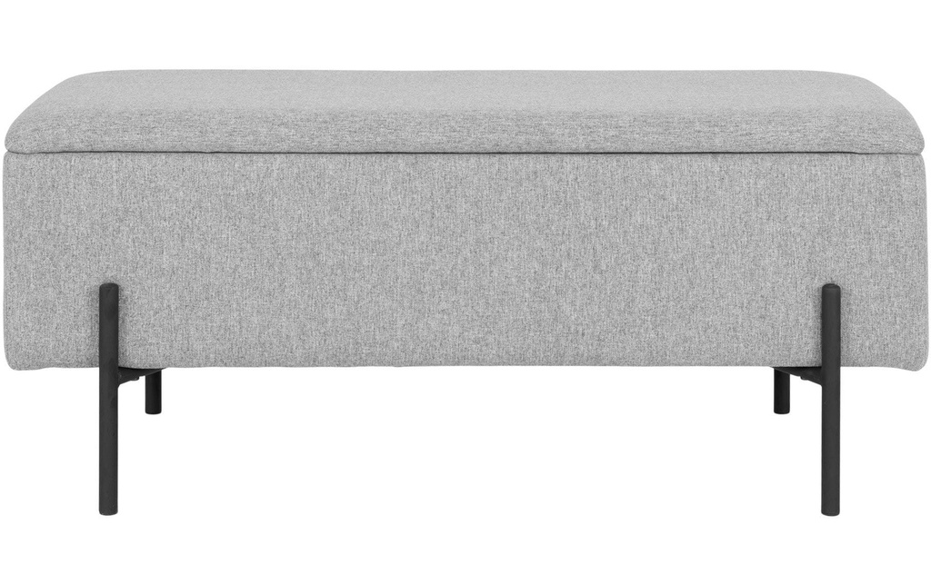 House Nordic Coffre-siège Watford 36,5 x 95 x 46 cm, Gris clair