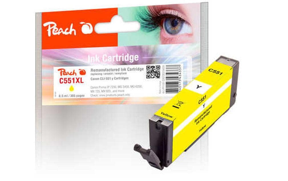Peach Encre Canon CLI-551Y Yellow