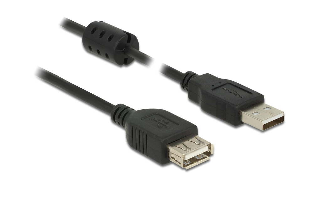 Delock Câble de prolongation USB 2.0 USB-A - USB-A 1.5 m