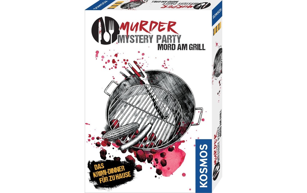 Kosmos Party game Murder Mystery Party: Mord am Grill
