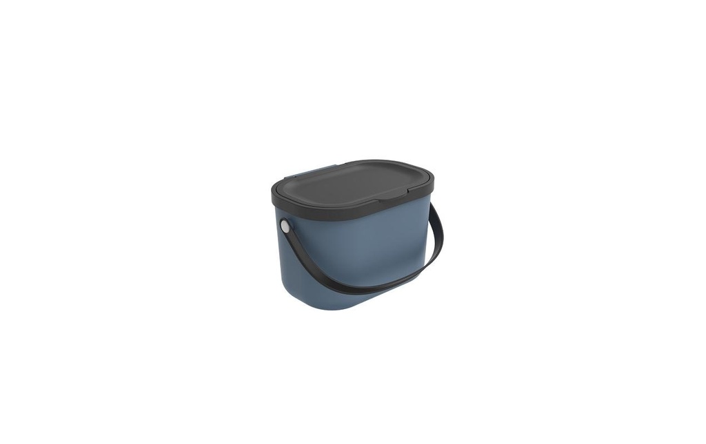Rotho Seau à compost Albula 3.2 l, Bleu horizon