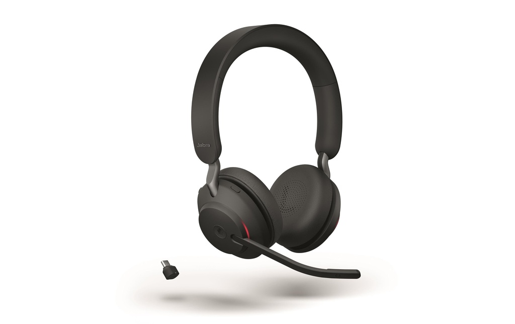 Jabra Écouteurs Evolve2 65 Duo MS Noir, USB-C