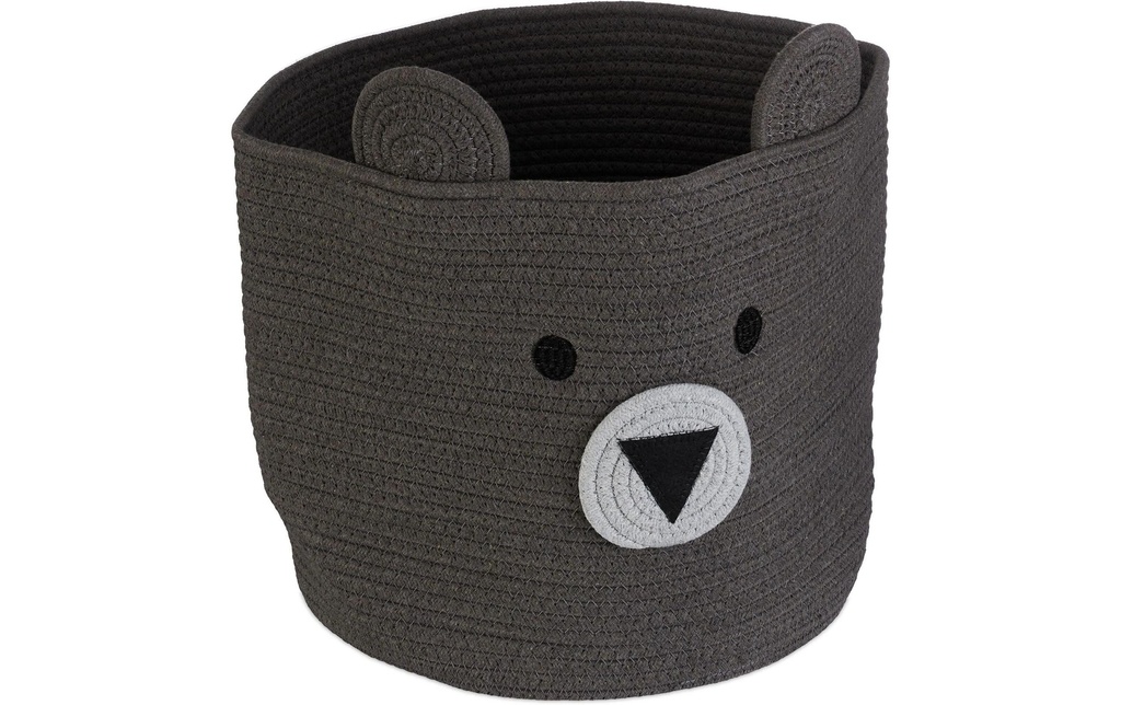 relaxdays Panier à jouets Ours