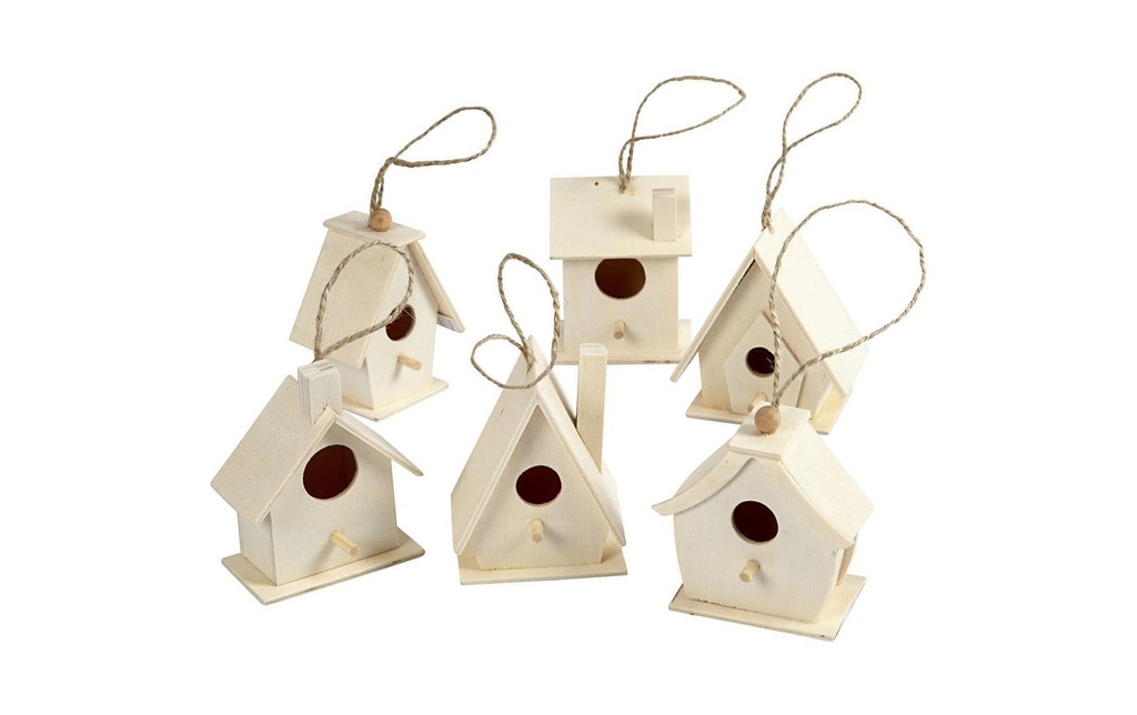 Creativ Company Article en bois 7 cm 6 pièces