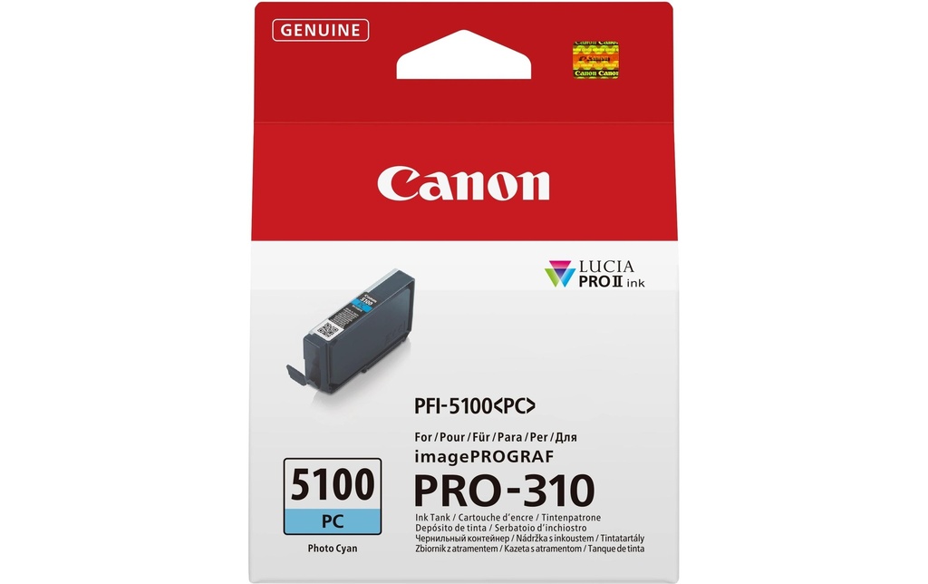 Canon Encre PFI-5100PC Photo Cyan