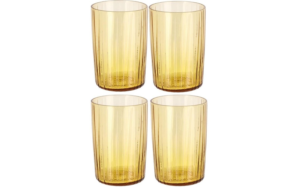 Bitz Verre Kusintha 280 ml, 4 Pièce/s, Ambre