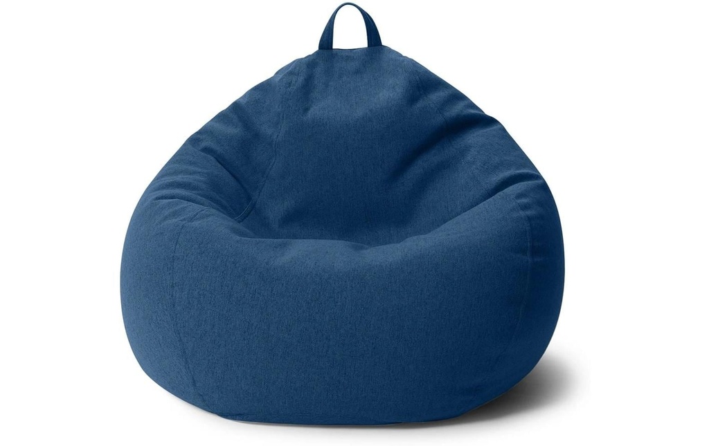 Urbanara sac pour s'asseoir Basic-Comfort 250 l Polyester (PES), Bleu