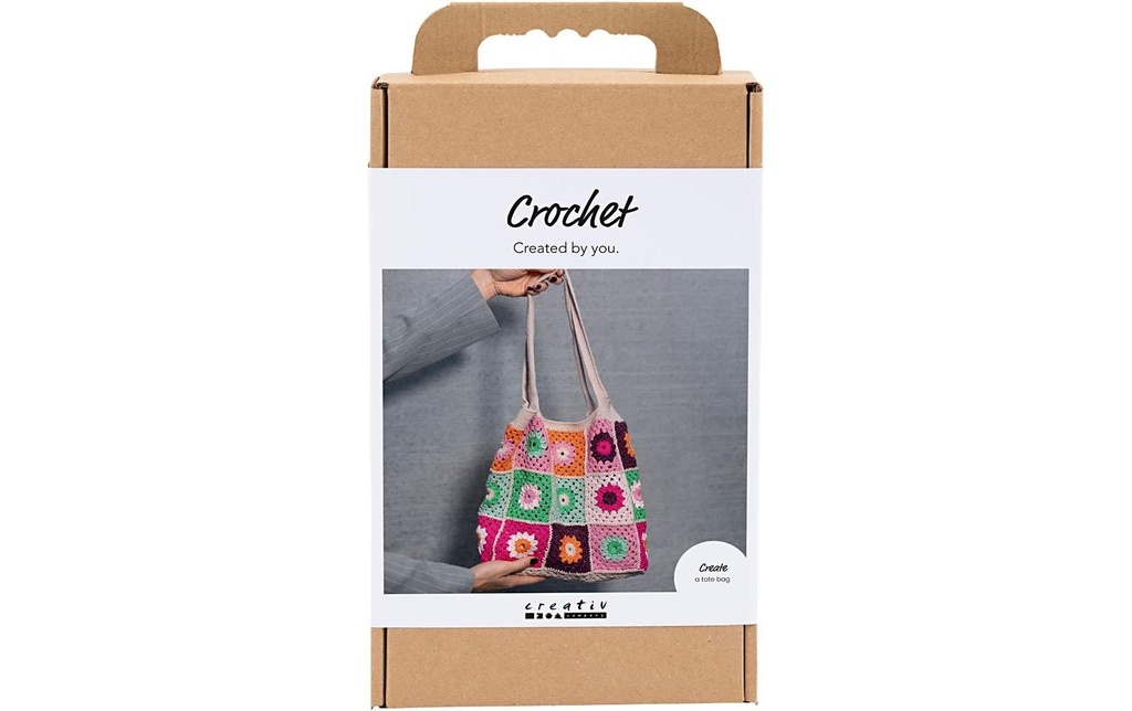 Creativ Company Kits de bricolage - Crochet, sac, crème
