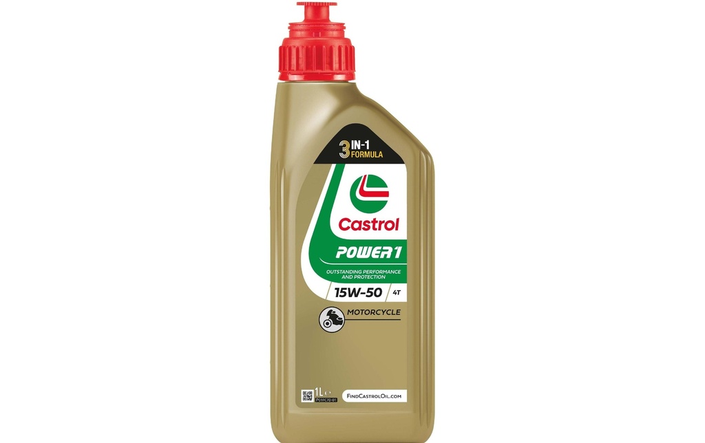 Castrol Huile moteur Power 1 4T 15W-50, 1 l