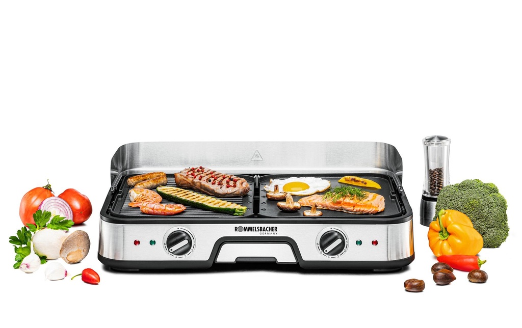 Rommelsbacher Barbecue de table 20.BBQ 2025, 2000W
