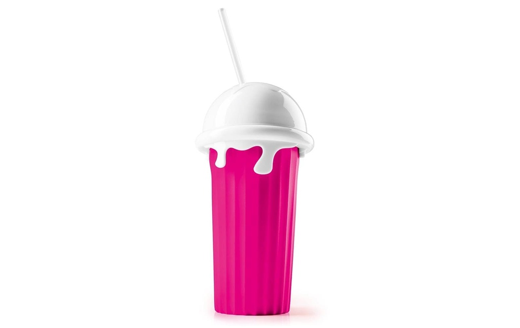 GOURMETmaxx Slushy Ice Maker 0.33 l, Blanc/Rose