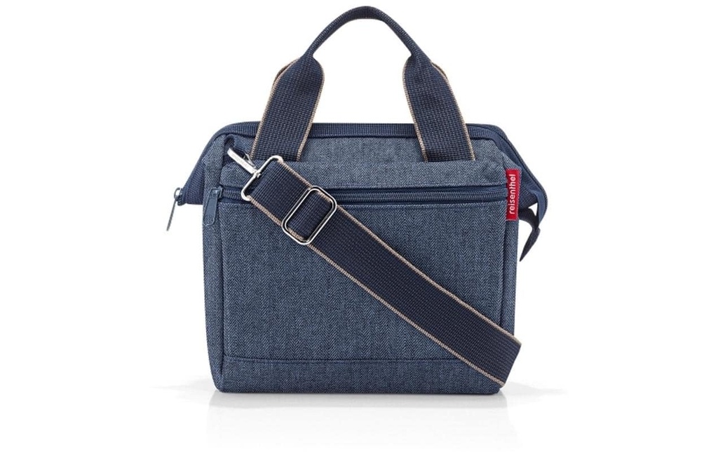 Reisenthel Sac à bandoulière Allrounder Cross Herringbone Dark Blue