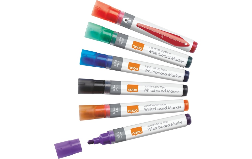 NOBO Liquid InkMarker 3en1 (6 pces)