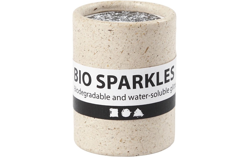 Creativ Company Paillettes Bio 10 g, 1 pièce, argent