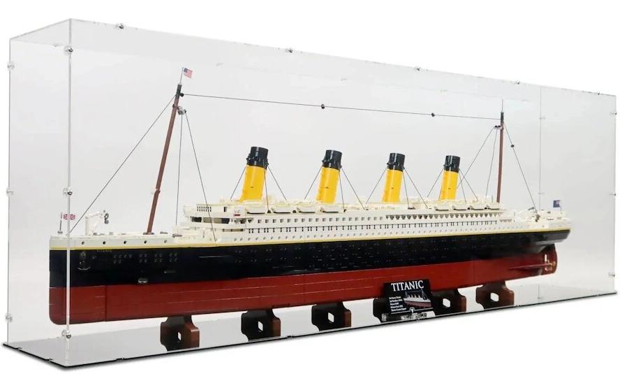 iDisplayit Modules de construction Présentoir en acrylique pour LEGO 10294 Titanic