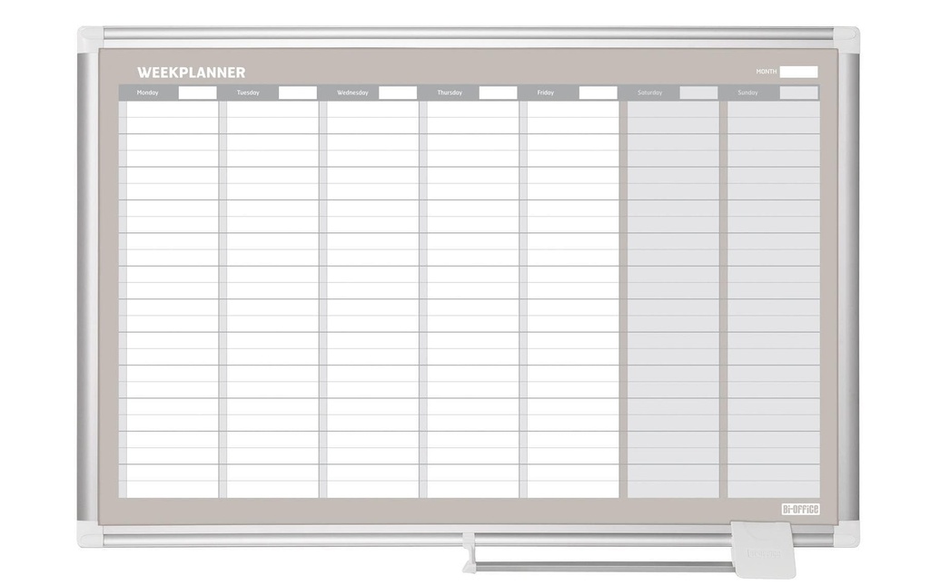 Bi-Office Tableau blanc magnétique 60 cm x 90 cm, Blanc