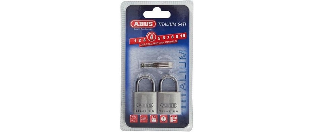 Abus Cadenas 64TI/20 Twins 2 pièces