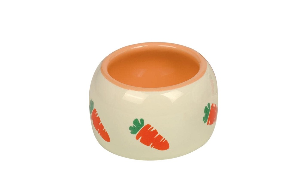 Nobby Écuelle en céramique Mangeoire Carrot, Ø 8 cm, 125 ml