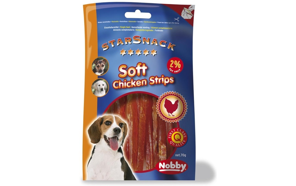 Nobby Friandise StarSnack Soft Chicken Strip, 70 g