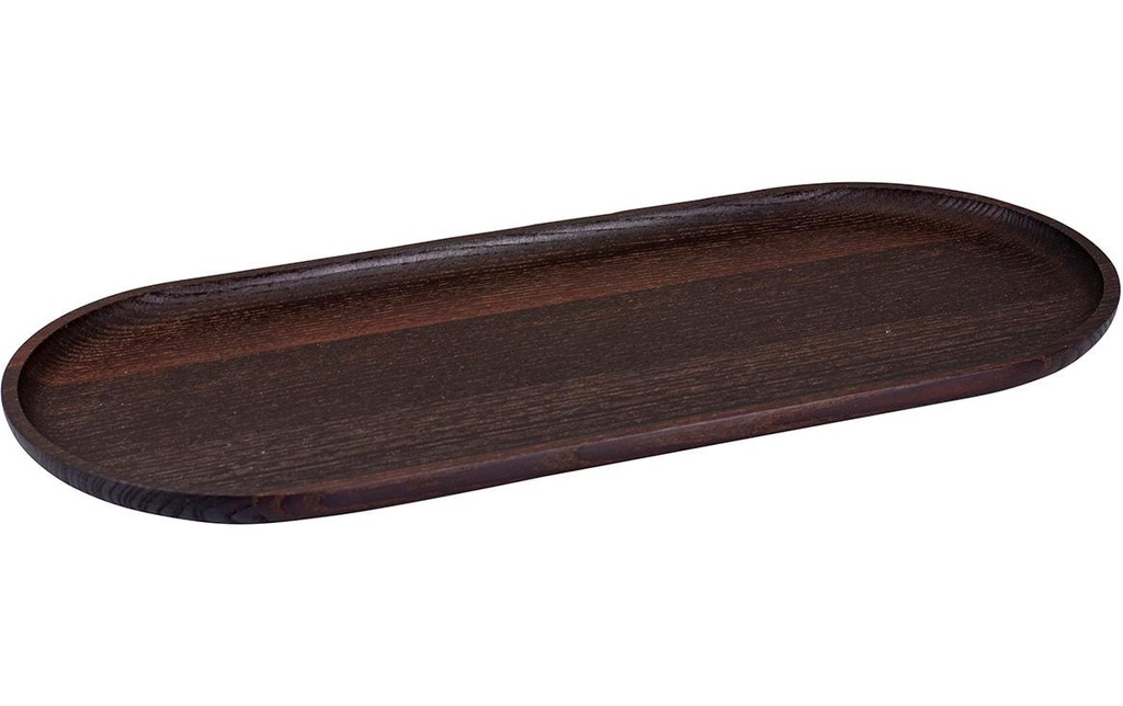 Kadastar Plateau de service 35 x 15 cm, Brun foncé
