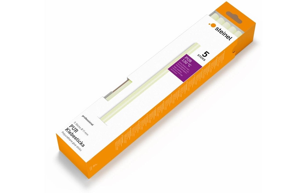 Steinel Bâtonnets de colle thermofusible PUR Transparent