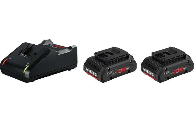 Bosch Professional Batteries et chargeurs 2 x ProCORE18 V 4.0Ah et GAL 18 V-40