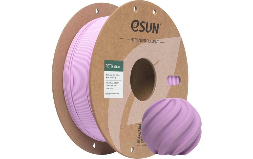 eSun Filament PETG-Matte Violet 1.75 mm 1 kg