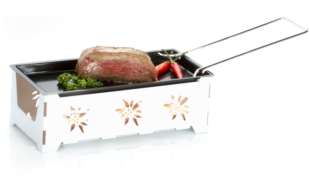 Nouvel Raclette à bougie chauffe-plat Heat Cheese! @home Blanc