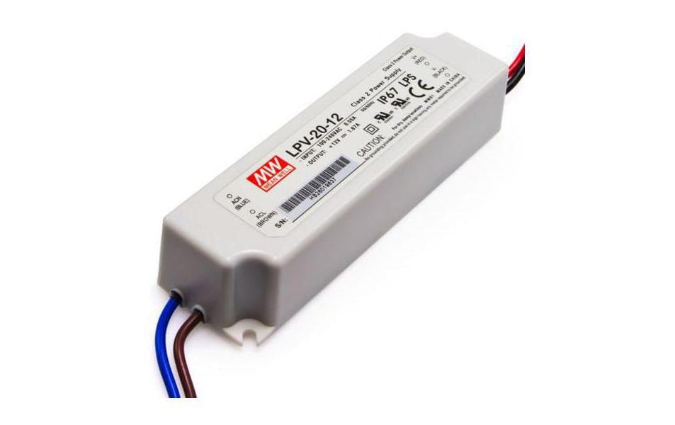 MeanWell Blocs d’alimentation de pilote de LED  20 W, 12 V