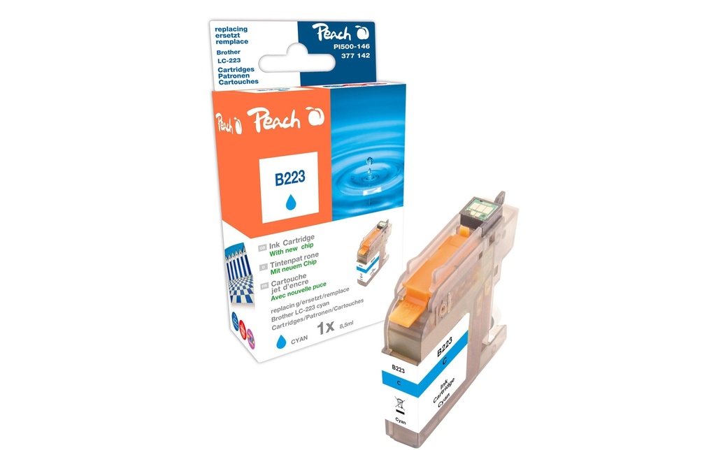 Peach Encre Brother LC-223c Cyan