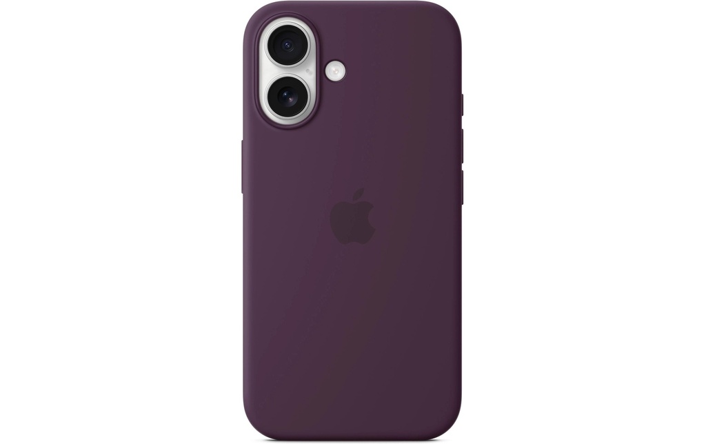 Apple Silicone Case avec MagSafe iPhone 16 Prune