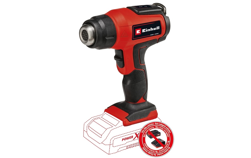 Einhell Ventilateur à air chaud à piles TE-HA 18 Li Solo