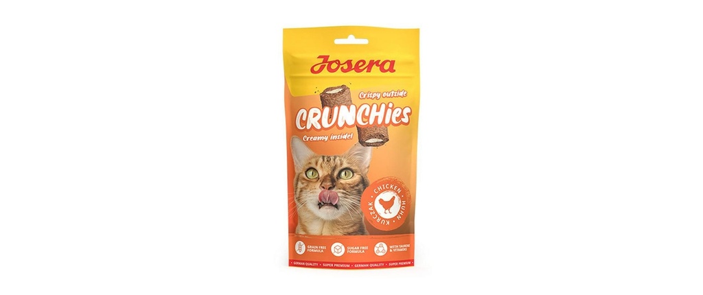 Josera Collation pour chat Crunchies au poulet, 60 g