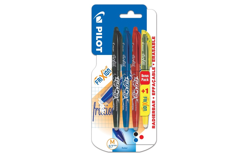 PILOT Roller FriXion Ball+light set (4 pces)